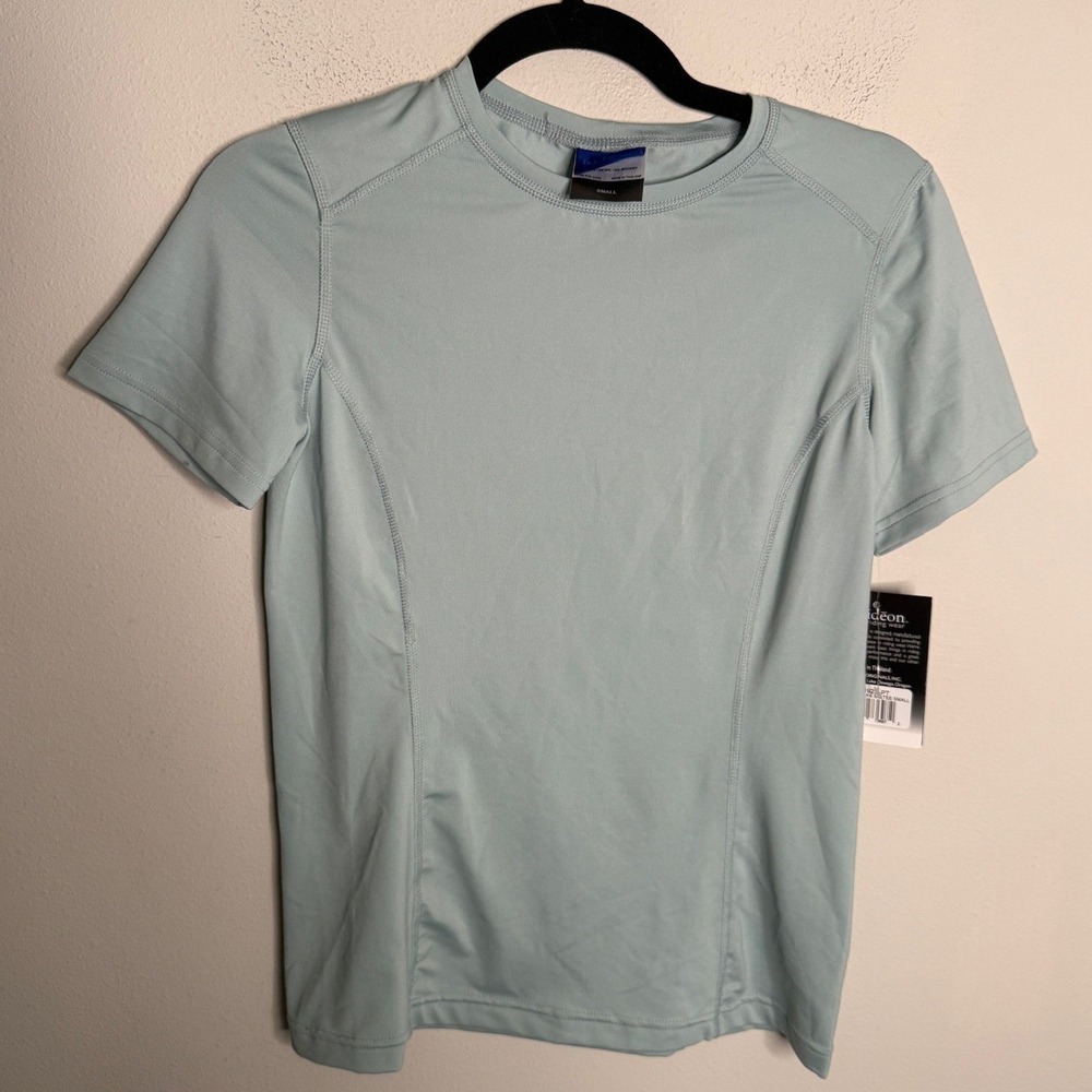 NWT Irideon Women's Small Blue Performance Light Base Layer Rider Top Equestrian